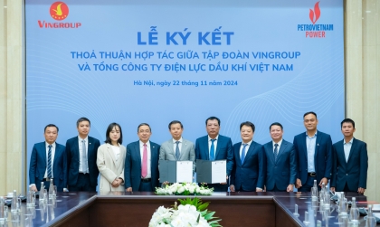 Vingroup hợp  tác cùng Điện lực Dầu khí Việt Nam phát triển hệ thống trạm sạc ô tô điện