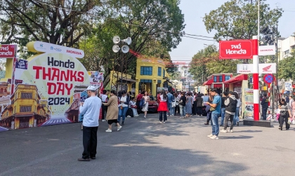 Phố đi bộ Hồ Gươm rực rỡ sắc màu cùng Honda Thanks Day 2024