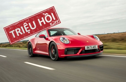 Triệu hồi loạt xe thể thao Porsche 718 và 911 do nguy cơ rơi bánh