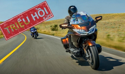 Thế giới 2 bánh: Honda Việt Nam triệu hồi Gold Wing do lỗi hệ thống truyền động