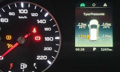 Lốp xe MG ZS vẫn căng mà đồng hồ báo thế này là sao các bác?