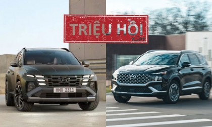 Hyundai triệu hồi Tucson và Santa Fe do nhiều vấn đề khác nhau ở hệ thống điện