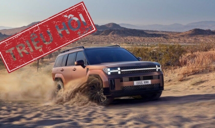 Triệu hồi xe Hyundai Santa Fe trên toàn cầu do vấn đề túi khí rèm