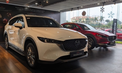 Bảng giá xe Mazda tháng 12/2024: Mazda CX-8 được ưu đãi 10 triệu đồng