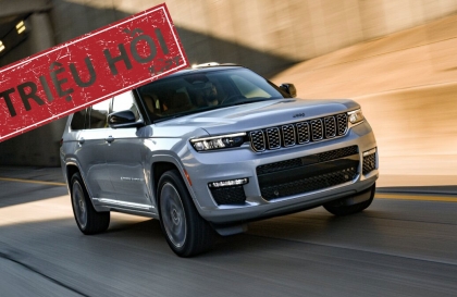 Triệu hồi Jeep Grand Cherokee do nguy cơ cháy xe