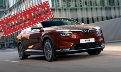 Xe xanh: VinFast triệu hồi VF 8 tại thị trường Mỹ do lỗi túi khí