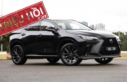 Triệu hồi Lexus RX và NX tại Úc do lỗi đèn pha