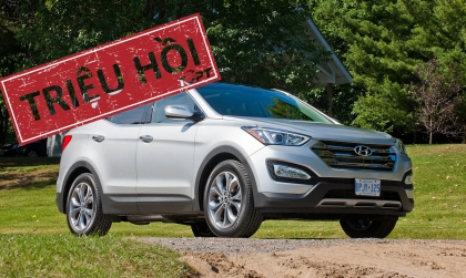 Hyundai Santa Fe bị triệu hồi toàn cầu do nguy cơ cháy xe