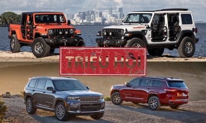 Jeep triệu hồi Wrangler, Gladiator và Grand Cherokee trên toàn cầu do nguy cơ cháy xe