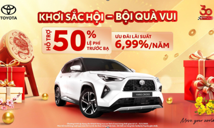 Ưu đãi đầu năm, rước lộc về nhà khi mua xe Toyota 