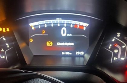 Xe CR-V hiện lỗi check system thế này là sao cả nhà?