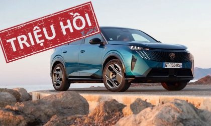 Peugeot triệu hồi 3008 và 5008 trên toàn cầu do nguy cơ mất lái