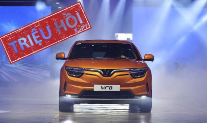 Xe xanh: VinFast triệu hồi VF 8 tại Việt Nam do lỗi túi khí
