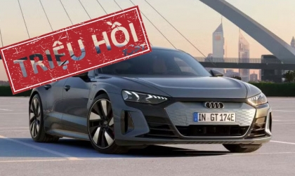 Tiếp tục triệu hồi Audi e-tron GT trên toàn cầu do lỗi pin cao áp