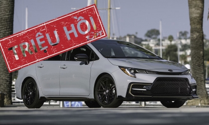 Triệu hồi hơn 1 triệu xe Toyota Corolla trên toàn cầu do lỗi phanh