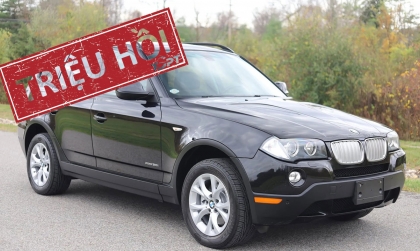 BMW lại triệu hồi X3 do lỗi túi khí