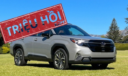 Triệu hồi Subaru Forester do lỗi bánh xe