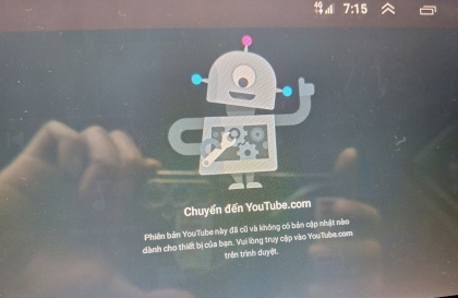 Màn hình Innova không xem được Youtube nữa thì khắc phục thế nào?
