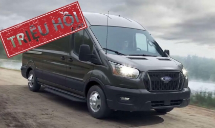 Triệu hồi Ford Transit trên toàn cầu do lỗi trục bánh