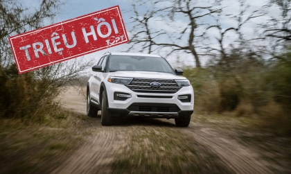 Triệu hồi Ford Explorer do lỗi dây đai an toàn