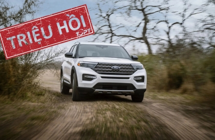Triệu hồi Ford Explorer do lỗi dây đai an toàn