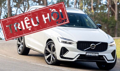 Volvo triệu hồi XC60 do lỗi pin Hybrid có thể gây cháy xe