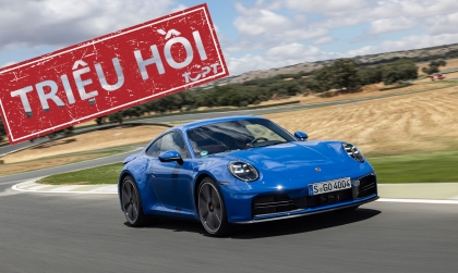 Triệu hồi Porsche 911 trên toàn cầu do lỗi dây đai an toàn