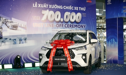 Toyota Việt Nam xuất xưởng chiếc xe thứ 700.000 tại nhà máy ở Vĩnh Phúc