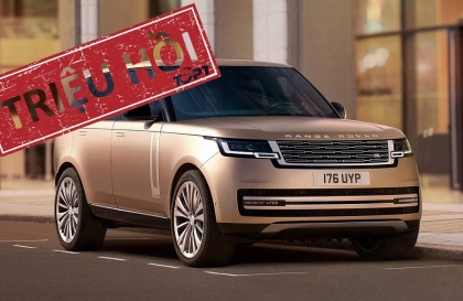 Land Rover triệu hồi Range Rover trên toàn cầu do lỗi chốt khóa dây an toàn