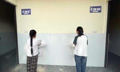 Đóng góp xã hội: Quỹ Toyota Việt Nam xây dựng nhà vệ sinh cho các trường học vùng sâu, vùng xa