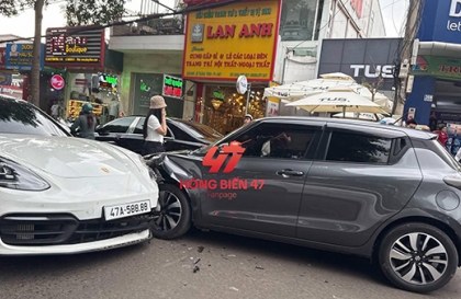 Lấn làn, Porsche Panamera đầu bẹp đầu Suzuki Swift.