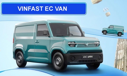 VinFast ra mắt xe van chở hàng chạy điện EC Van, giá bán từ 285 triệu đồng