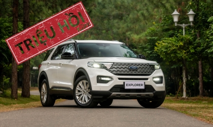 Triệu hồi Ford Explorer tại Việt Nam để sửa lỗi camera toàn cảnh