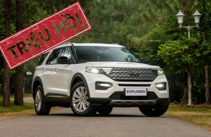 Triệu hồi Ford Explorer tại Việt Nam để sửa lỗi camera toàn cảnh