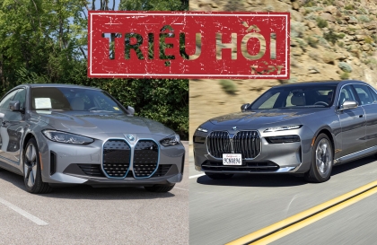 Xe xanh: Triệu hồi BMW i4 và i7 tại Mỹ do nguy cơ mất điện