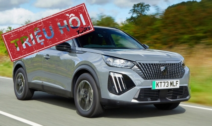 Triệu hồi Peugeot 2008 trên toàn cầu do lỗi phanh