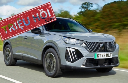 Triệu hồi Peugeot 2008 trên toàn cầu do lỗi phanh