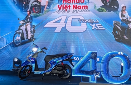 Thế giới 2 bánh: Honda xuất xưởng chiếc xe máy thứ 40 triệu tại Việt Nam