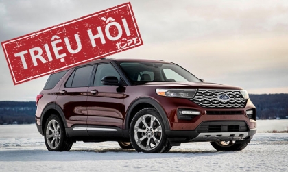 Ford Explorer bị triệu hồi tại Mỹ do lỗi hàng ghế thứ hai