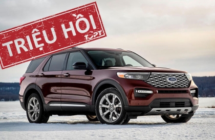 Ford Explorer bị triệu hồi tại Mỹ do lỗi hàng ghế thứ hai
