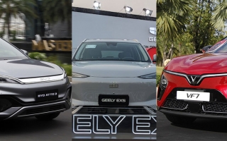 BYD Atto 3, Geely EX5 và VinFast VF 7: Cuộc cạnh tranh mới trong phân khúc crossover thuần điện