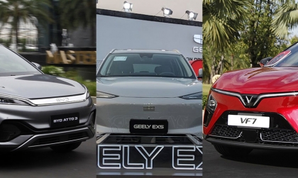 BYD Atto 3, Geely EX5 và VinFast VF 7: Cuộc cạnh tranh mới trong phân khúc crossover thuần điện