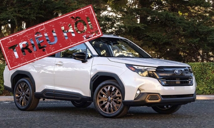 Triệu hồi Subaru Forester tại Mỹ do lỗi chốt khóa ghế trẻ em