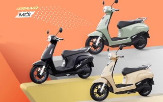 Thế giới 2 bánh: VinFast ra mắt Evo Grand - Hai pin, 262 km cho một lần sạc