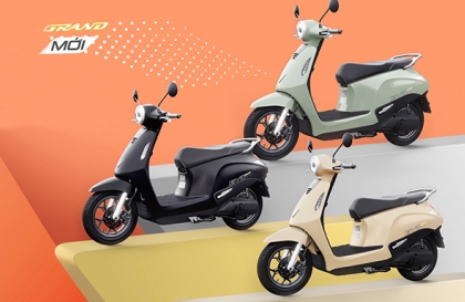 Thế giới 2 bánh: VinFast ra mắt Evo Grand - Hai pin, 262 km cho một lần sạc
