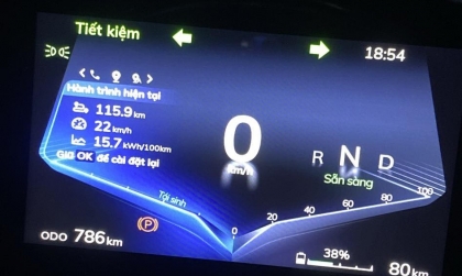 Do đâu xe Vinfast VF 5 bị hao thế này vậy các bác?