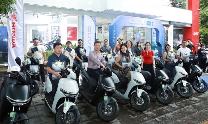 Thế giới 2 bánh: Honda bàn giao những mẫu xe điện CUV e: đầu tiên cho khách hàng tại Việt Nam