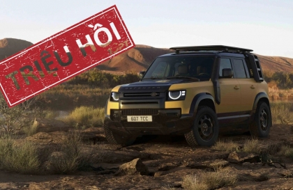 Triệu hồi Land Rover Defender trên toàn cầu do lỗi ống thở