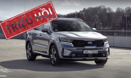 Triệu hồi KIA Sorento PHEV trên toàn cầu do lỗi hệ thống tiếp nhiên liệu