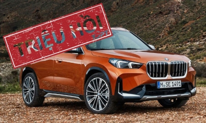 Triệu hồi BMW X1 và iX1 trên toàn cầu do lỗi trụ B